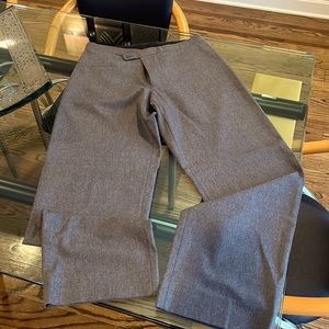EMPORIO ARMANI GREY WOOL PANTS